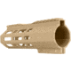 ABC RIFLE COMPANY Custom Hybrid Top Cut D-Front AR-10/DPMS LR-308 M-LOK Handguard, 7in, Flat Dark Earth, HG10-CM-TCML7D-FDE
