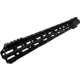 ABC RIFLE COMPANY Style Low Hybrid Cut D-Cut AR-10/DPMS LR-308 M-LOK Handguard Rail System, 18in, Black, HG10-CM-TCML18D