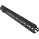 ABC RIFLE COMPANY Style Low Profile Full Picatinny Top Rail D-Cut AR-10/DPMS LR-308 M-LOK Handguard Rail System, 18in, Black, HG10-CM-TRML18D