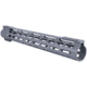 ABC RIFLE COMPANY Super Slim Free Float Hybrid Top Cut AR-15 M-LOK Handguard, 15in, Cerakote Sniper Grey, HG15-TC-ML15-SG