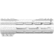 ABC RIFLE COMPANY Super Slim Free Float Hybrid Top Cut AR-15 M-LOK Handguard, 7in, Cerakote White, HG15-TC-ML7-STW