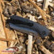 ABKT Tac Warthog Linerlock, 4.5in Closed, 3.25in Satin D2 Tool Steel Wharncliffe Blade, Black Micarta Handle, Thumb Pull, Pocket Clip, Black, AB046