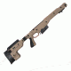 Accuracy International REM 700 LONG ACTION  .338 Lapua Magnum CIP length (Pistol Grip - Flush Cup), Pale Brown 26703PB