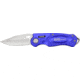 Accusharp Folding Sport Knife., Blue AS701C