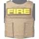 Ace Link Armor Fire Patch, Yellow On Coyote, B-TG-ID-FI-YL-CBR