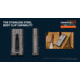 Acebeam EDC Terminator M2-X Flashlights, Li-Ion Battery, 3200 Lumens w/RGB, Grey, M2-X