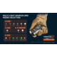 Acebeam EDC Terminator M2-X Flashlights, Li-Ion Battery, 3200 Lumens w/RGB, Grey, M2-X