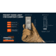 Acebeam EDC Terminator M2-X Flashlights, Li-Ion Battery, 3200 Lumens w/RGB, Grey, M2-X