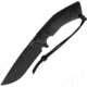 Acta Non Verba Knives M200 HT Tactical Knife, 5.25 black DLC coated Bohler N690 stainless blade, Black sculpted G10 handle, ANVM200-001