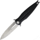 Acta Non Verba Knives Z400 Linerlock Folding Knife, 4 stonewash finish Sleipner tool steel spear poin, Black G10 handle, ANVZ400-004