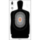 DEMO, Action Target B-27NCJA Dark-to-Light Silhouette Target 100 Per Case, Black/Gray/Orange, 24in x 45in, B-27NCJA