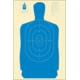 Action Target B-27S Standard Silhouette Target, Pack of 100, Blue, B-27S BLUE