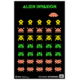Action Target GS-ALIENIN-100 Action Alien Invasion Hanging Paper 23 X 35 A