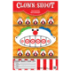 Action Target GS-CARCLWN-100 Action Clown-Shoot Hanging Paper 23 X 35 Clow