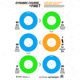 Action Target GS-DCFIRE1-100INC Dynamic Course Paper 23 X 35 Circle Blue/