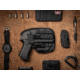 Hoftac Adaptive Tactical Omnicarry Multi-Fit IWB Holster, Right Handed, Black, Compact, HT-01001-R