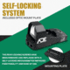 ADE Advanced Optics RD3-006X 1x Reflex Green Dot Sight w/Springfield XD, MOD.2 Optic Mount Plate