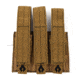 Advance Warrior Solutions Pistol Triple Mag Pouch, 600D Poly PVC, Tan, PTMP-TN