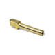 Agency Arms Mid Line Compatible Barrel, Fluted, Glock 17, TiN Gold, MLG17FTiN