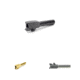 Agency Arms Mid Line Match Grade Drop-In Barrel, Fluted, Glock 43, Black, Gold, Stainless Steel