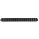 AIM Sports Inc 19 Slot Picatinny Keymod Rail Section, Black, Small, KMRS4