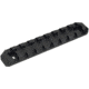 AIM Sports Inc 9 Slot Picatinny M-LOK Rail Section, Black, MLRS2