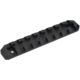 AIM Sports Inc 9 Slot Picatinny M-LOK Rail Section, Black, Small, MLRS2
