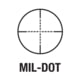 AIM Sports Inc 4X32 Compact Mil-Dot Scope W/Rings, Black, Medium, JTM432B, Black, Medium, JTM432B