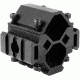 AimSports Shotgun 12G Tri-Rail Barrel Mount, Black MT025