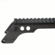 Aimtech Warhammer Tactical Full Rail Shotgun Mount w/MagPul M-Lok System, Mossberg 590, 20ga,w/Shotshell Carrier, Black, ML-4SWH 6S