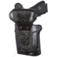 Aker Leather Model 114 Nightguard Tactical Light Low Ride Duty Holster, Glock 17/19, Insight Technology M3/Streamlight TLR-1, Right, Basketweave, Black, H114BWR-GL17M3