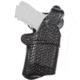 Aker Leather Model 114 Nightguard Tactical Light Low Ride Duty Holster, Glock 17/19, Insight Technology M3/Streamlight TLR-1, Right, Basketweave, Black, H114BWR-GL17M3