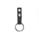 Aker Leather Baton Ring Strap, Snap on, Black/Brown/Chrome, A550-BW-CH