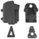 Alien Gear Holsters Rapid Force Level 2 Polymer Duty OWB Belt Holster, Glock 17, G22, G47 with Compact Light TLR-7, Right Hand, Black, R2-B-0601-BK-RH-CL-A0-C