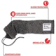 Allen 14-inch Handguns/Revolvers Gun Sock, Gray, 13170