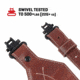ALLEN 8508 LEATHER SLING WESTERN SCALLOP, BROWN