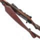 ALLEN 8510 LEATHER SLING DEER DEBOSS, BROWN