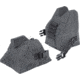 Allen Eliminator Prefilled Front/Rear Range Bag Combo, Gray, 18417