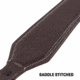 Allen Heritage Plain Dark Leather Rifle Sling, Mahogany, 8511