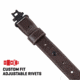Allen Heritage Plain Dark Leather Rifle Sling, Mahogany, 8511