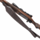 Allen Heritage Plain Dark Leather Rifle Sling, Mahogany, 8511