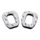 Allen ULTRX Gel Ear Cup Replacement Pads, 1-Pair, Black, 4152