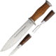 American Hunter Bowie Set Knife, Brown wood handle, # 25 / AH020