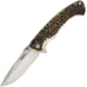 American Hunter Linerlock A/O Imitation Stag Folding Knife, 3.25 satin finish stainless blade, Imitation stag handle, SK17028