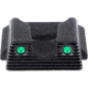 AmeriGlo Rear Tritium Square-Notch Pistol Night Sight, Smith &amp; Wesson Bodyguard 2.0, Black, SWBG-875R