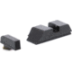 AmeriGlo Black serrated FRONT, Flat Black REAR, GT-5504