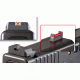 AmeriGlo Fiber Night Sight Glock 17,19,22,23,24,26,27,33,34,35,37,38,39, Red Fiber Front w Lumi Outline, Black Rear GL-453