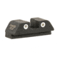 AmeriGlo GL8113R Classic Tritium Rear Sight For Glock Black Green Tritium Wit