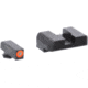 AmeriGlo Glock Gen 5 Hackathorn Tritium Pistol Sight Sets, Green Tritium Orange Outline FRONT, Green Single Dot REAR, GL-5433