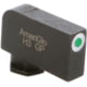 Ameriglo Night Sight, FRONT Only - Green w/ White Outline - For Glocks, .280 Height GL-112-280